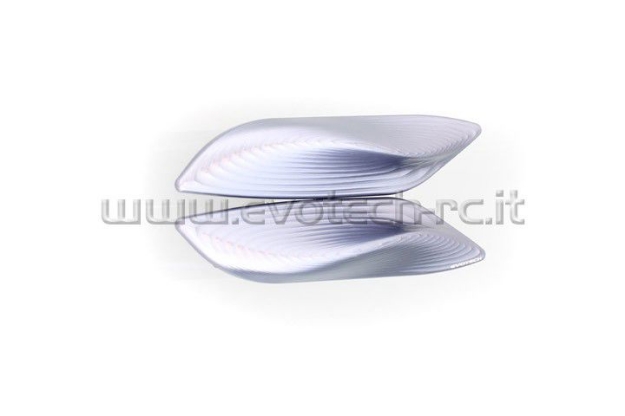 Afbeeldingen van Spiegelafdekplaatjes Evotech Yamaha XP530 T-MAX 2012--Titanium