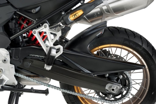 Afbeeldingen van Achterspatbord Puig mat zwart BMW F750GS/800GS/850GS/F900GS