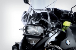 Afbeeldingen van Head light grill foldable BMW R1200GS/Adv. '08-12 black Wunderlich