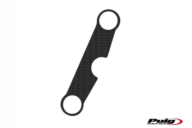 Afbeeldingen van Kroonplaatcover carbon look Puig voor Suzuki SV650S '99-'02
