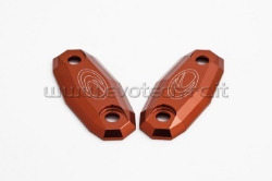 Afbeeldingen van Spiegelafdekplaatjes Evotech Suzuki GSX-R600/750 '00-'05/ GSX-R1000 '01-'04/ SV650S '00-'09/ SV1000S '03-'07-Rood