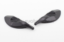 Afbeeldingen van Spiegelafdekplaatjes Evotech Triumph Daytona 675/R '13--Zwart