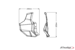 Afbeeldingen van Wind deflectors Puig Triumph Tiger 900 '20- licht getint