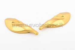 Afbeeldingen van Spiegelafdekplaatjes Evotech Triumph Daytona 675/R '13--Goud