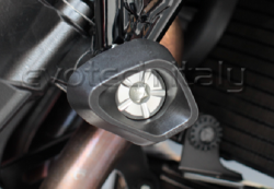 Afbeeldingen van Sliders Evotech Anti-Shock zilver Triumph Street Triple 675/R '13-19 / RS