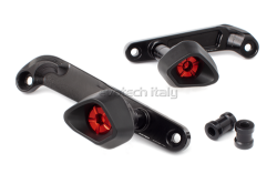 Afbeeldingen van Sliders Evotech Anti-Shock zilver Triumph Street Triple 675/R '13-19 / RS