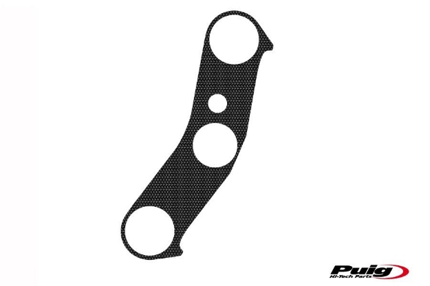 Afbeeldingen van Kroonplaatcover carbon look Puig voor Yamaha YZF-R1 '02-'03