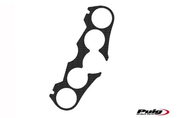Afbeeldingen van Kroonplaatcover carbon look Puig voor Yamaha FZ8/ FZ8 Fazer/ Fazer8