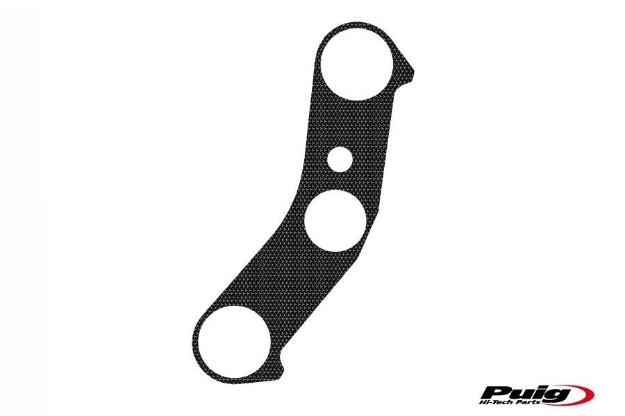 Afbeeldingen van Kroonplaatcover carbon look Puig voor Yamaha YZF-R6 '06-'16
