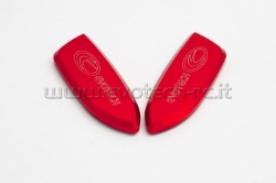 Afbeeldingen van Spiegelafdekplaatjes Evotech BMW S1000RR 2009-/ Yamaha R1 2009--Rood