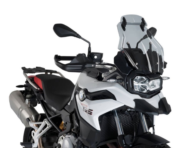Afbeeldingen van Vervangingsruit touring met opzetruitje Puig BMW F750GS/F800GS/F850GS/F850GS Adventure