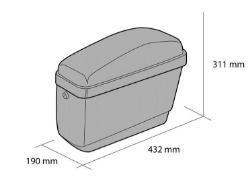 Afbeeldingen van Side case model Easy rechts Custom Acces