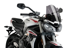 Afbeeldingen van Vervangingsruit naked bike Sport Puig Triumph Street Triple S '20- / 765RS '21- donker getint