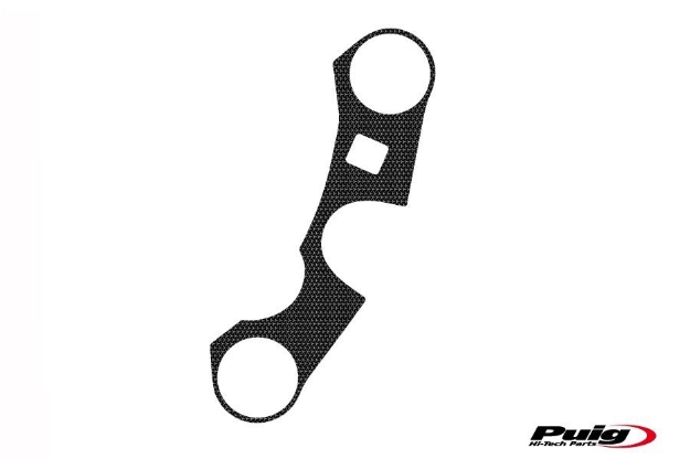 Afbeeldingen van Kroonplaatcover carbon look Puig voor Suzuki GSX-R1000 '07-'08