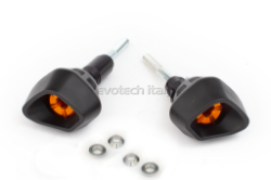 Afbeeldingen van Sliders Evotech Anti-Shock oranje Husqvarna Svartpilen 401