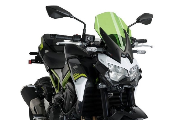 Afbeeldingen van Vervangingsruit touring Puig Kawasaki Z900 '20-24 groen