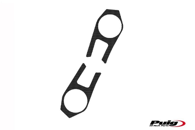 Afbeeldingen van Kroonplaatcover carbon look Puig voor Kawasaki ZX-6R '09-'16