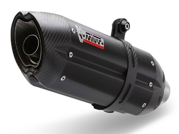 Afbeeldingen van MIVV Suono Steel Black RVS demper BMW K1200R/S/GT '05-