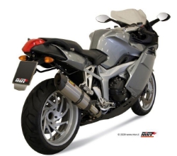 Afbeeldingen van MIVV Suono Steel Black RVS demper BMW K1200R/S/GT '05-