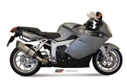 Afbeeldingen van MIVV Suono Steel Black RVS demper BMW K1200R/S/GT '05-