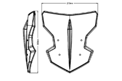 Afbeeldingen van Vervangingsruit naked bike Puig Yamaha MT-125 '20- -donker getint