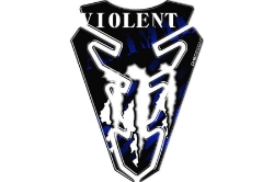 Afbeeldingen van Tankpad Violent Puig blauw universeel