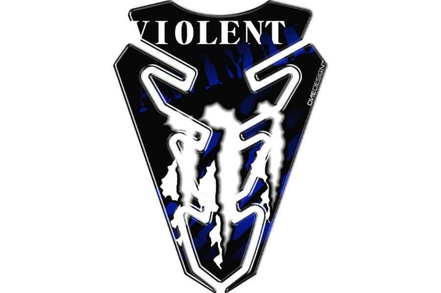 Afbeeldingen van Tankpad Violent Puig blauw universeel