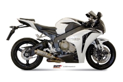 Afbeeldingen van MIVV GP steel black demper Honda CBR1000RR '08- (MET KAT)