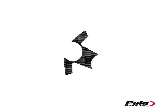 Afbeeldingen van Kroonplaatcover carbon look Puig voor Kawasaki Ninja 250R '08-'12
