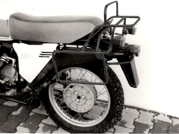 Afbeeldingen van Kofferrek zwart Hepco&Becker BMW R65G/S '87-'88/ R80G/S '80-'87