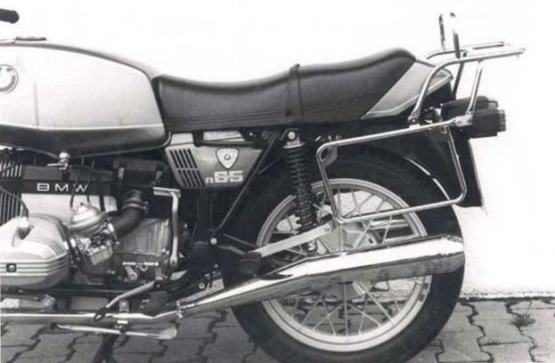 Afbeeldingen van Kofferrek zwart Hepco&Becker BMW R45/ R65 '85-