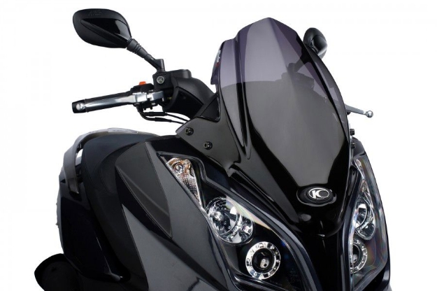 Afbeeldingen van Vervangingsruit V-Tech Line Sport Kymco Superdink 125i/300i '09-/ Downtown 125i/300i '09-/ X-Town 125/300 '16-/ Gran dink 125/300 '16- donker getint