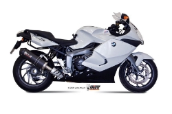 Afbeeldingen van MIVV Oval titanium demper met carbon cap (big) BMW K1300R/S '09-