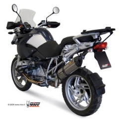 Afbeeldingen van MIVV Suono Steel Black RVS demper BMW R1200GS '10-'12