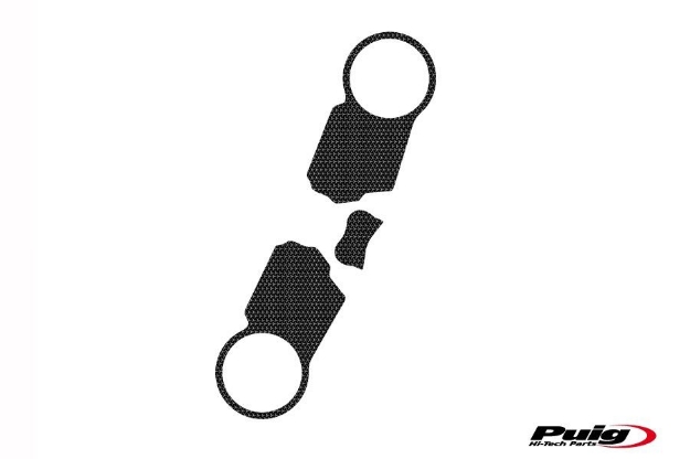 Afbeeldingen van Kroonplaatcover carbon look Puig voor Honda CBR1000RR '04-'07
