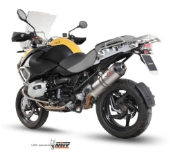 Afbeeldingen van MIVV Oval titanium demper met carbon cap (big) BMW R1200GS '10-'12