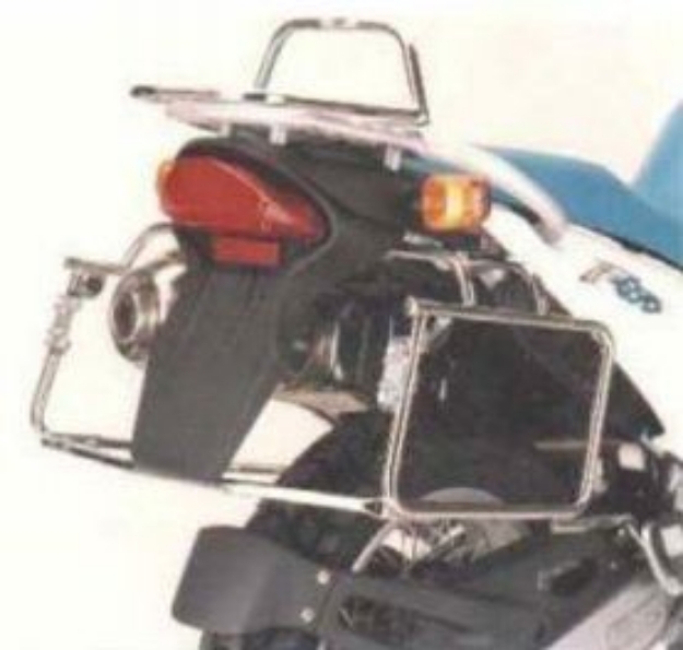 Afbeeldingen van Kofferrek zwart Hepco&Becker BMW F650 '94-'96/ F650 Strada '97-'00