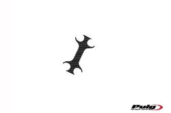 Afbeeldingen van Kroonplaatcover carbon look Puig voor Honda CB600F Hornet '03-'06