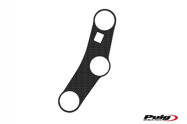 Afbeeldingen van Kroonplaatcover carbon look Puig voor Honda CBR600RR '03-'04