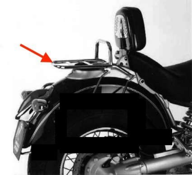 Afbeeldingen van Topdrager chroom Hepco & Becker BMW R850C / R1200C