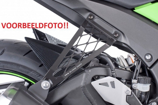 Afbeeldingen van Uitlaatsteun zwart Puig Kawasaki ZX6-R 2003-2004