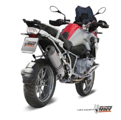 Afbeeldingen van MIVV Oval titanium demper met carbon cap (big) BMW R1200GS LC '13-