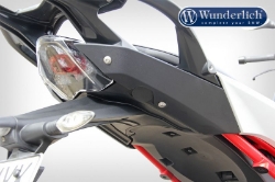 Afbeeldingen van Tail fairing cover plugs BMW R1200R(S) LC - black Wunderlich