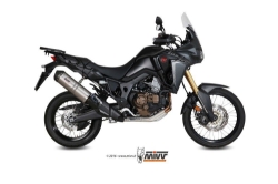 Afbeeldingen van MIVV Oval titanium demper met carbon cap Honda CRF1000 '16-