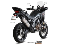 Afbeeldingen van MIVV Oval titanium demper met carbon cap Honda CRF1000 '16-