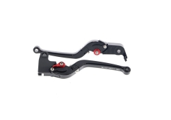 Afbeeldingen van Rem/koppelinghendelset opklapbaar Evotech Performance Triumph Speed Triple '11-'15