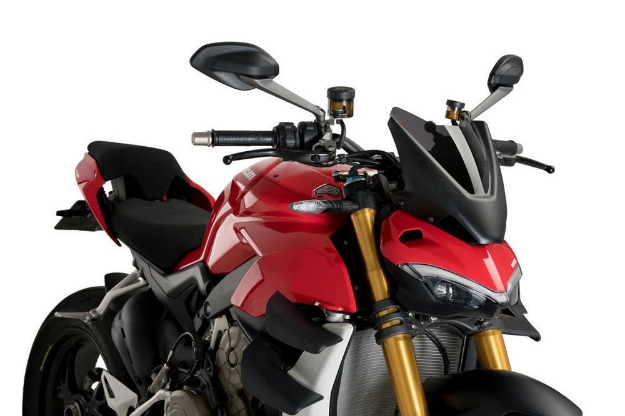 Afbeeldingen van Vervangingsruit naked bike Sport Puig Ducati Streetfighter V4 '20- -donker getint