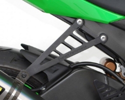 Afbeeldingen van Uitlaatsteun met afdekplaatje Evotech Performance Kawasaki ZX6-R '09-12