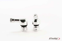 Afbeeldingen van Haakse ventielen 11mm Puig aluminium per set