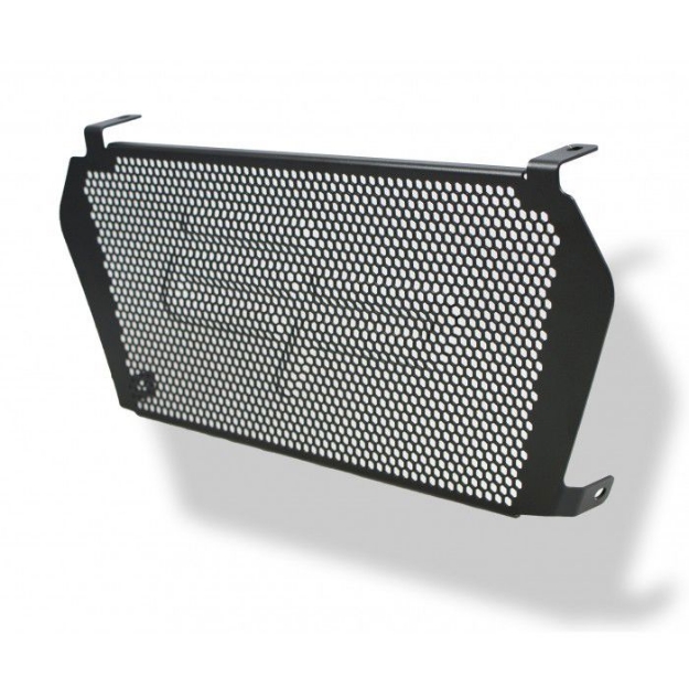 Afbeeldingen van Radiatorcover zwart Evotech Performance Aprilia Dorsoduro 750 '08-17